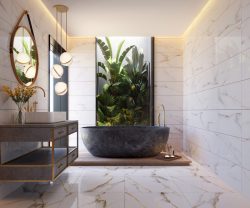 Porcelanato 161201 CARRARA LUXOR - POLIDO - Imagem 2