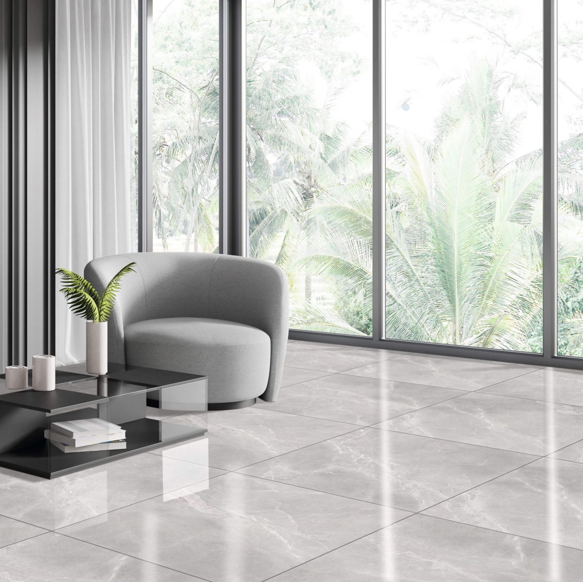 Porcelanato 161208 JAVA CINZA - POLIDO - Imagem 5